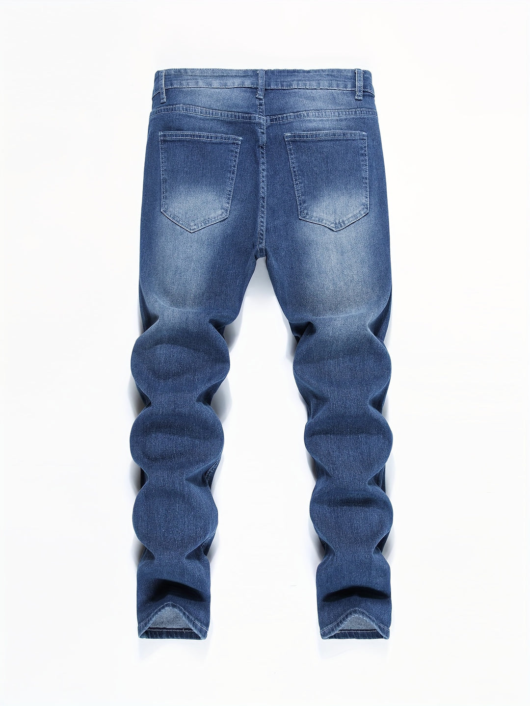 Heren Patchwork Jeans | Slanke pasvorm | Stretch Denim | Trendy stijl