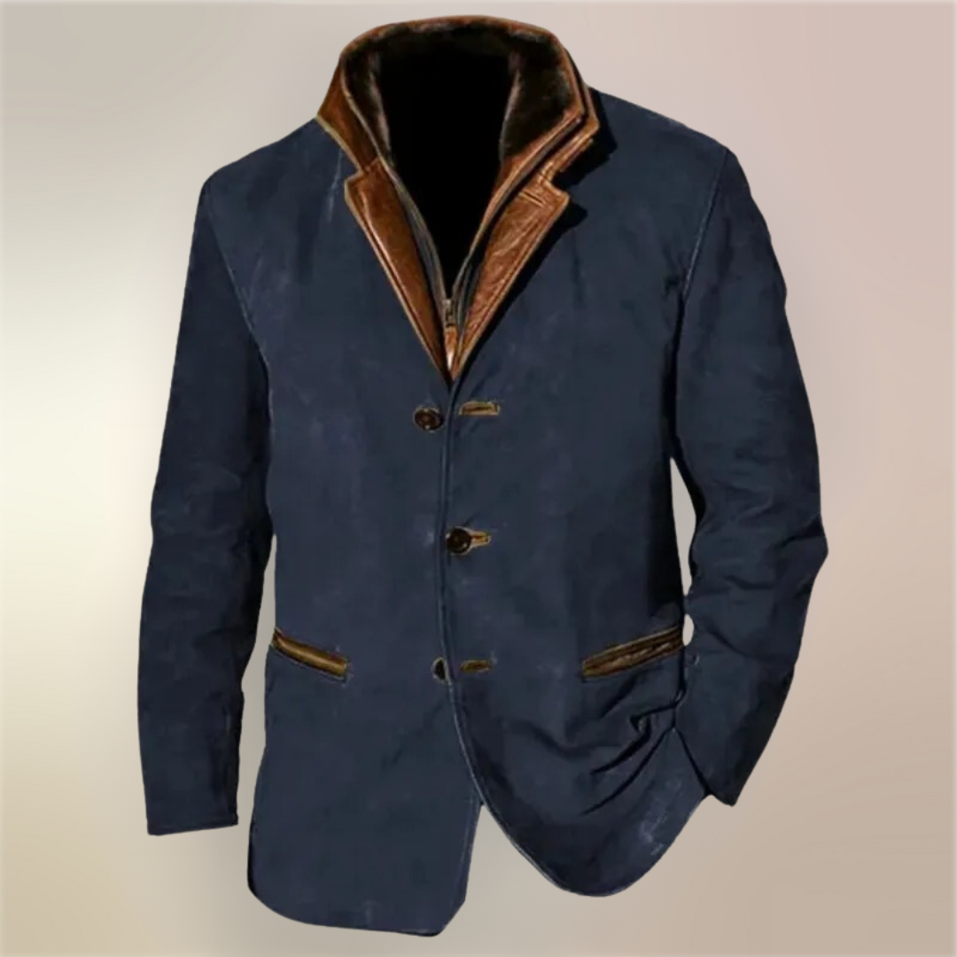 Vintage leren jas heren Mischa