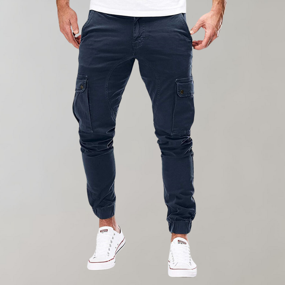 Cargo Broek Heren | Elastische Taille | Comfortabele Werkkleding