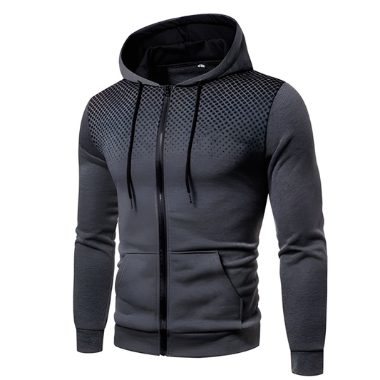 Winterjas Heren | Sportieve Hoodie met Rits | Ademend & Warm | Modern Design