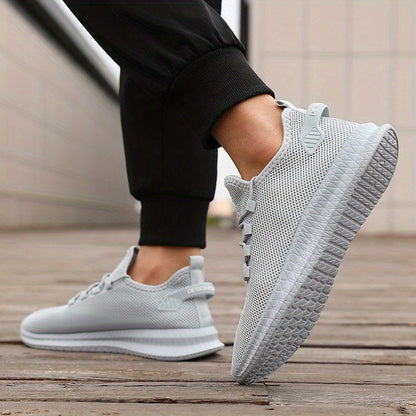 Heren Hardloopschoenen | Lage & Ademend | Casual Outdoor Sportschoenen | Met Vetersluiting