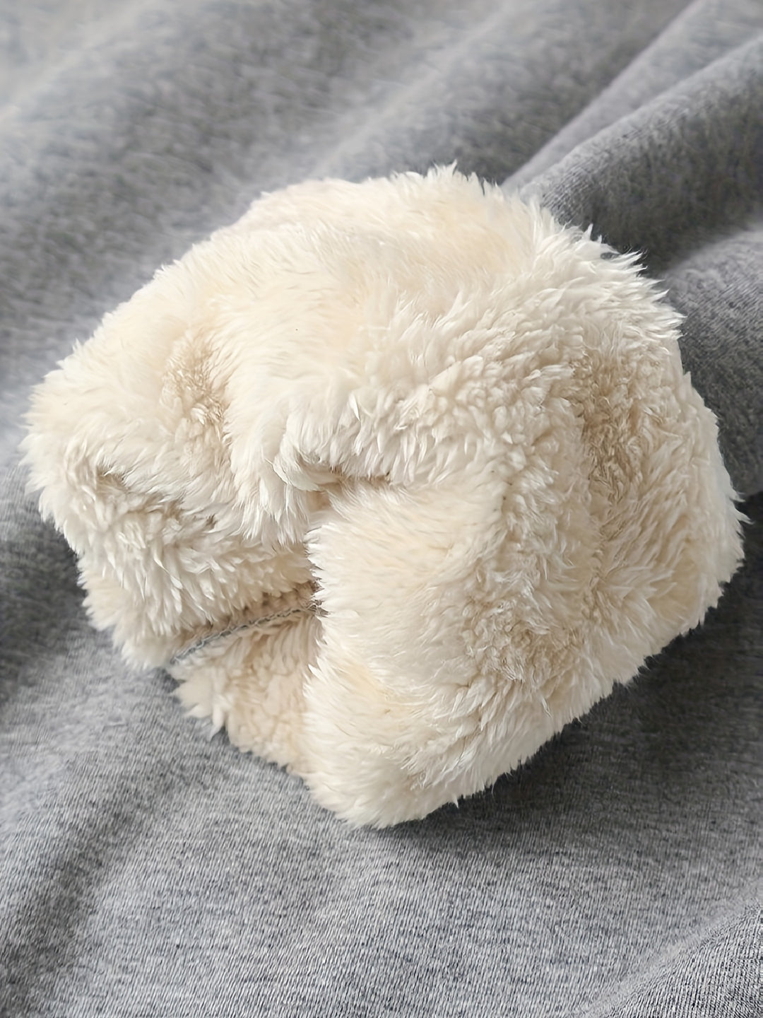 Heren Hoodie | Gebreid met Nepbont | Warm & Gezellig | Herfst/Winter