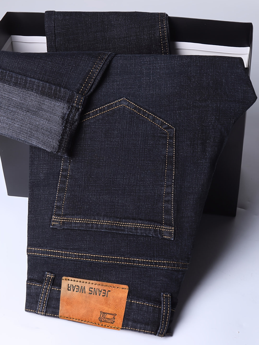 Heren Jeans | Wijde pijpen | Gewassen look & gemiddelde stretch