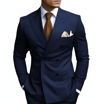 Heren Pak | Dubbele Rij Knopen | Elegante Kleding