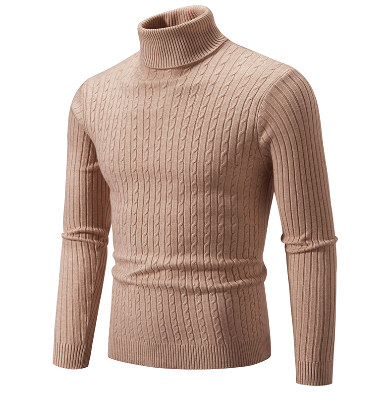 Coltrui Heren | Slim Pasvorm | Hoge Hals & Gebreid Design