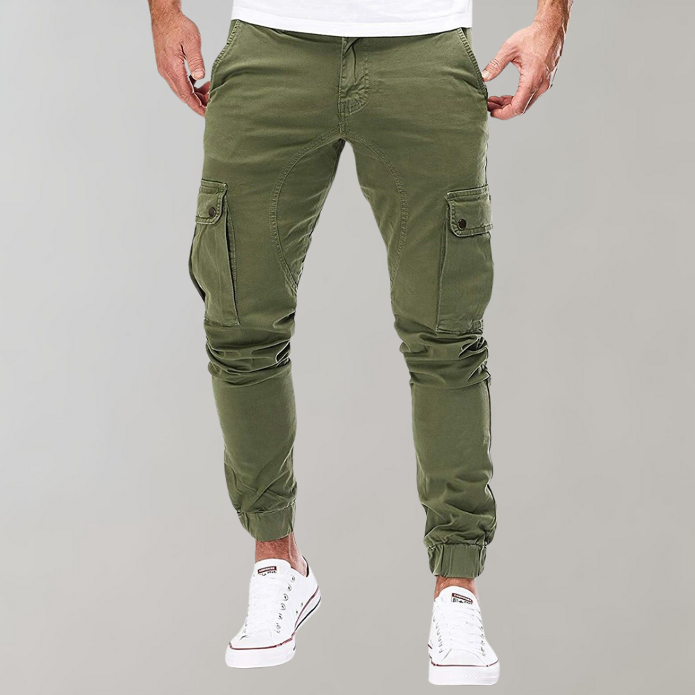 Cargo Broek Heren | Elastische Taille | Comfortabele Werkkleding