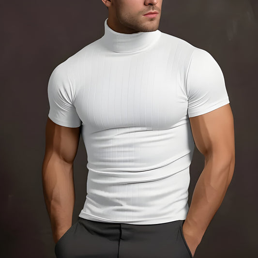 Heren T-Shirt | Slim Fit & Colkraag | Casual stijl