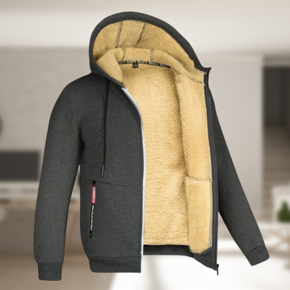Winterjas Heren | Dik Gewatteerd & Gevoerd | Loose Fit Tussenjas