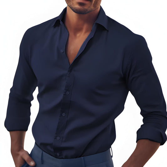 Heren Shirt | Elegant | Lange Mouw | Lente