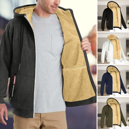 Winterjas Heren | Dik Gewatteerd & Gevoerd | Loose Fit Tussenjas