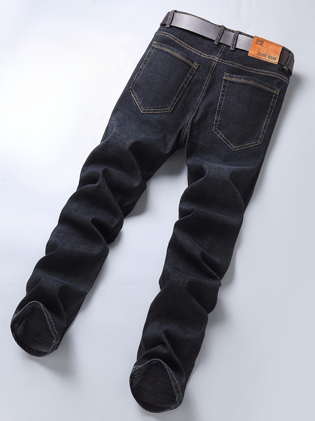 Heren Jeans | Wijde pijpen | Gewassen look & gemiddelde stretch