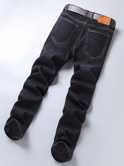 Heren Jeans | Wijde pijpen | Gewassen look & gemiddelde stretch