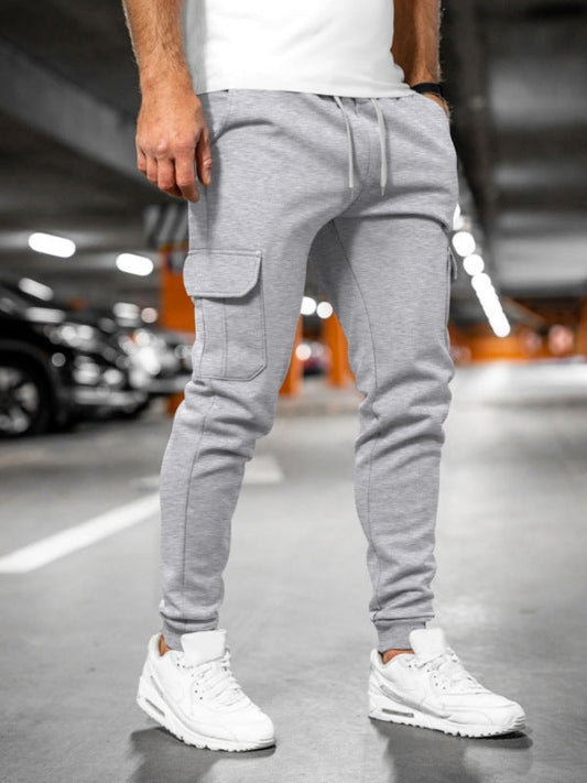 Heren Sportbroek | Stretchy Stof & Ritssluiting | Casual Pasvorm voor Sportieve Stijl