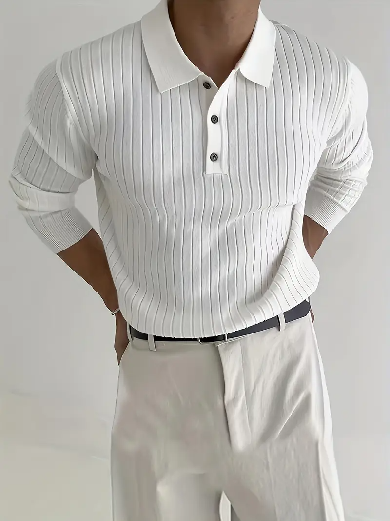 Truien Heren | Polo Kraag | Ribgebreid Design | Comfort Fit