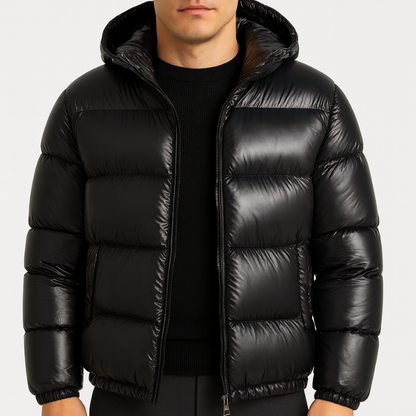 Winterjas Heren | Gewatteerde Jas met Capuchon