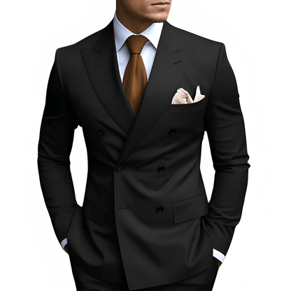 Heren Pak | Dubbele Rij Knopen | Elegante Kleding