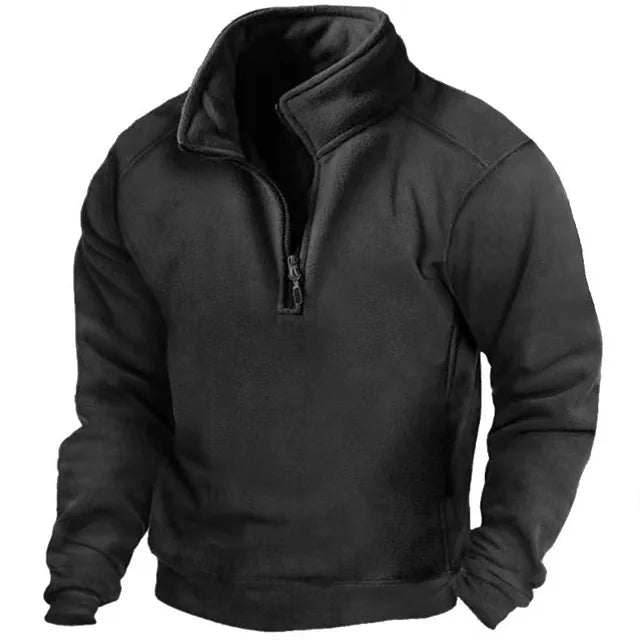 Truien Heren | Winddichte Half-Zip Sweater | Stijlvolle Kraag & Warmte