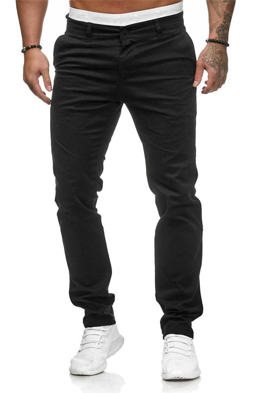 Heren Broek | Normaal Pasvorm | Katoenblend | Stijlvol & Comfortabel | Tijdloos Design
