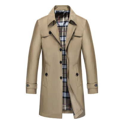 Regenjas Heren | Tijdloze Trenchcoat | Elegant & Stijlvol | Winterjas Look