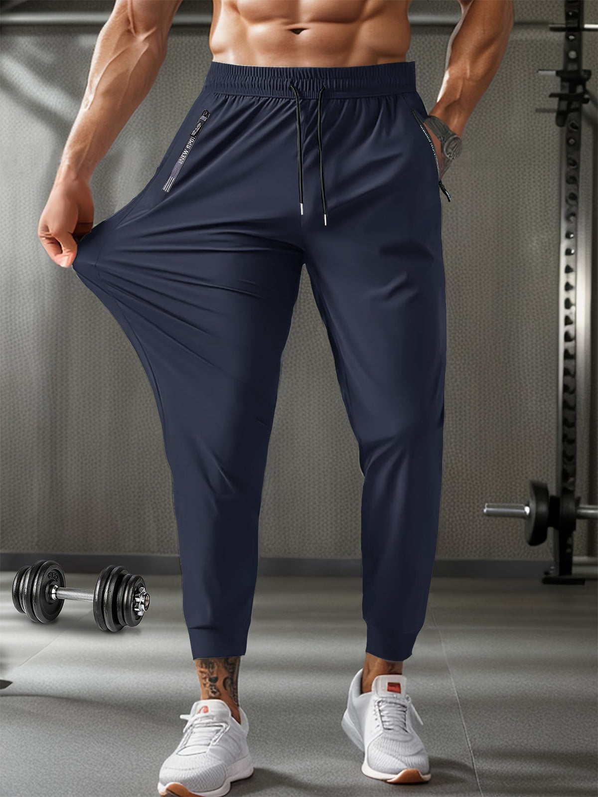Heren Joggingbroek | Normale Pasvorm | Ademend & Rekbaar | Praktische zakken
