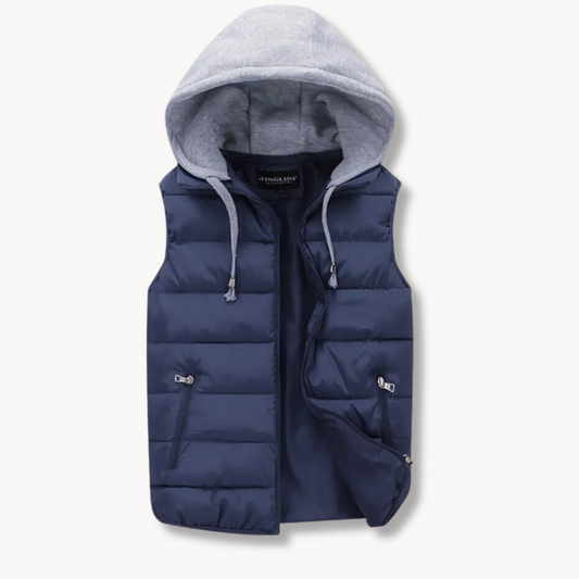 Heren Bodywarmer | Vest Heren | Winter met Capuchon