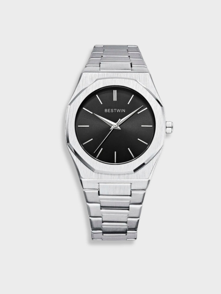 Tijdloos roestvrij stalen Vintage horloge voor heren met klassieke elegantie | BESTWIN