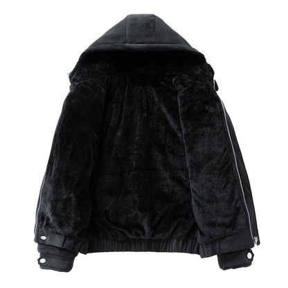 Heren Faux Suede Winterjas met Teddy Fleece - Relaxed Fit