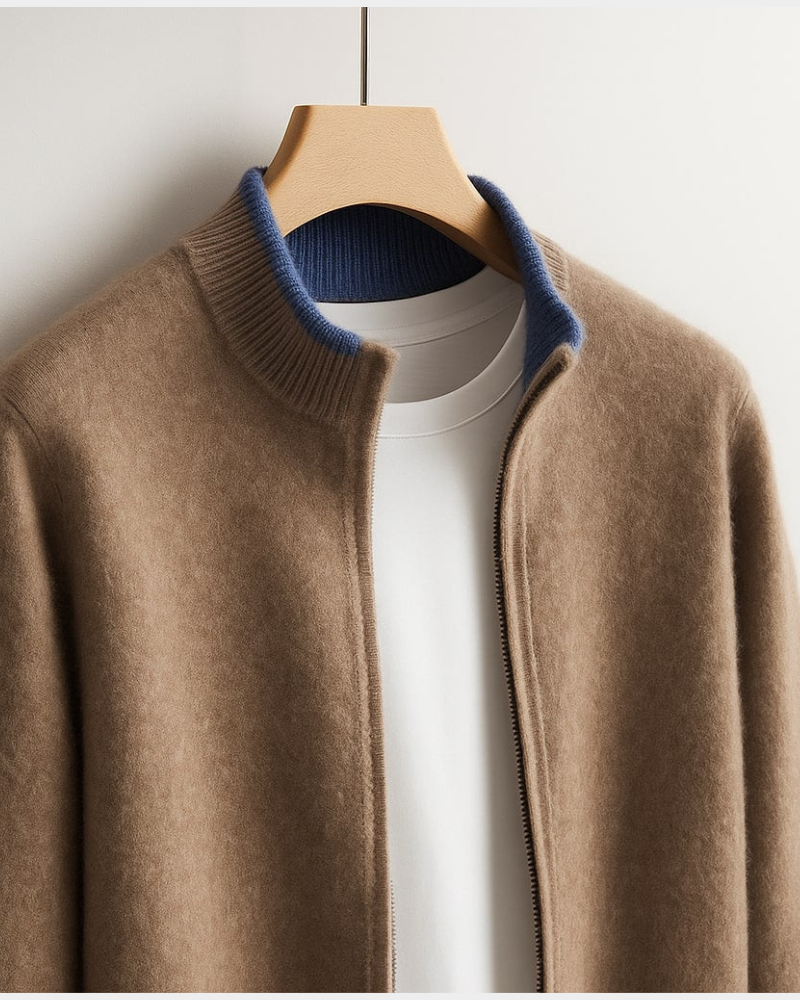 Heren Italiaanse Gebreide Vest - Klassieke Cardigan
