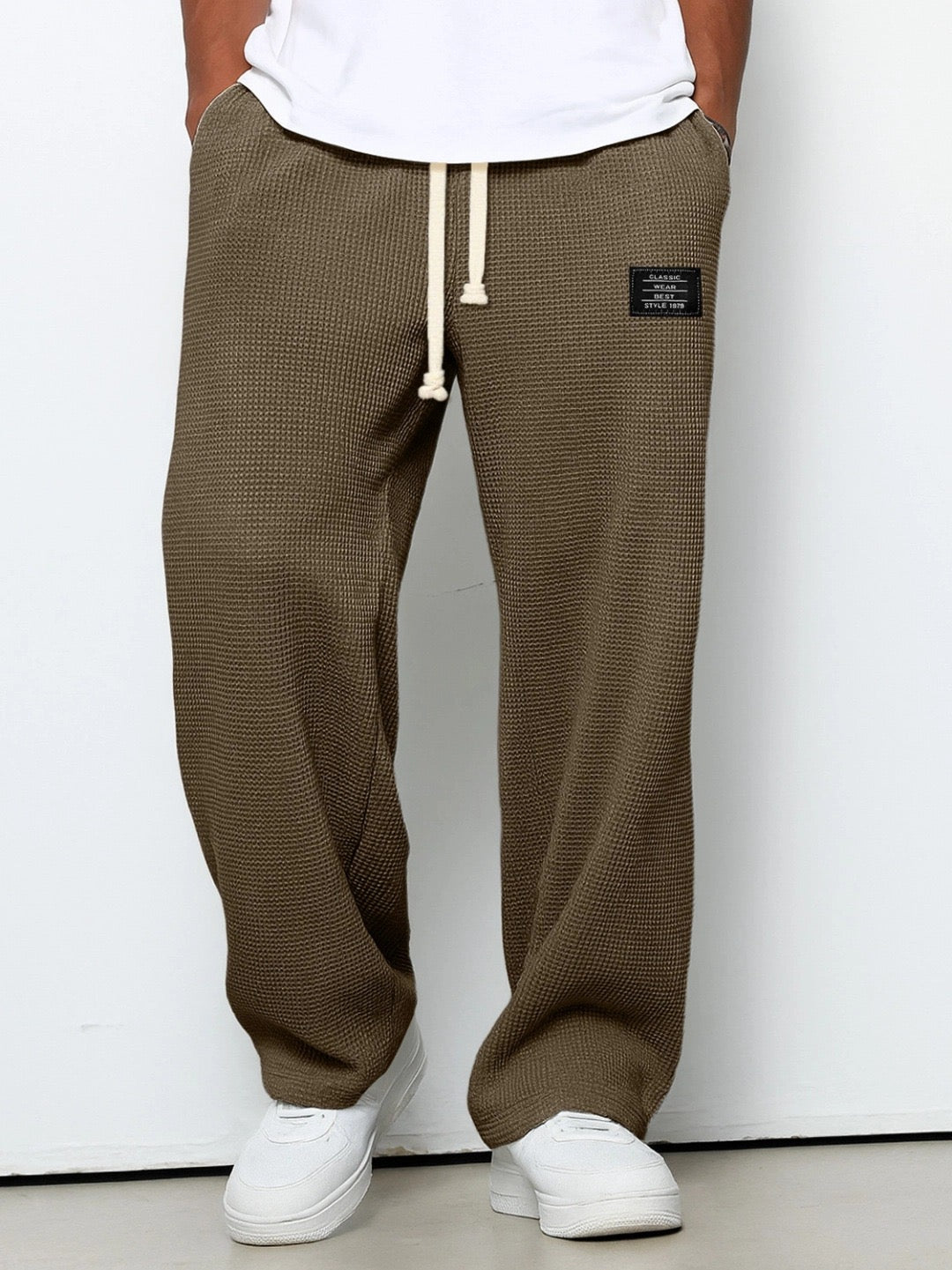 Heren Relaxed-Fit Broek - Moeiteloos Comfort - Donkerbruin