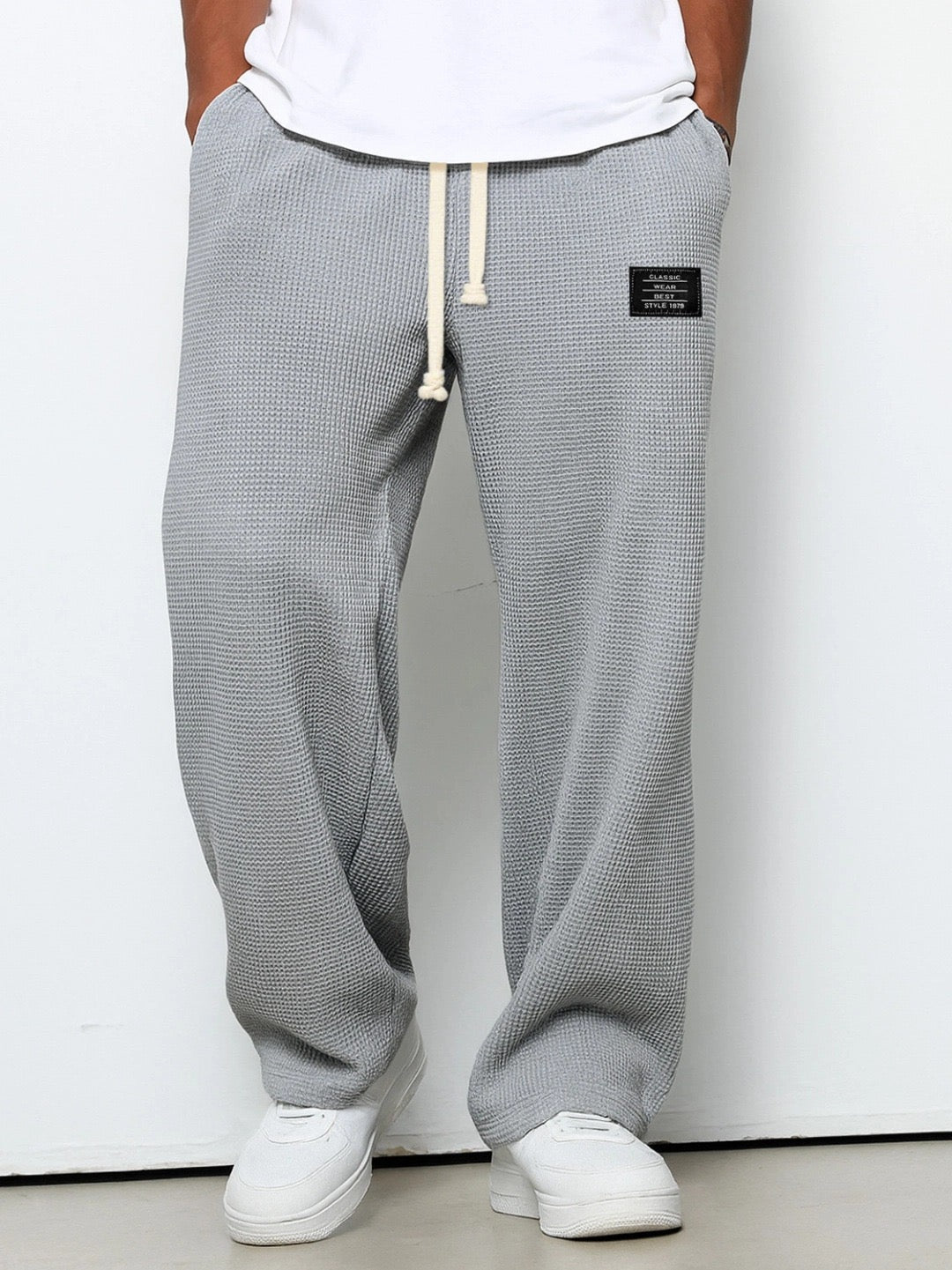 Heren Relaxed-Fit Broek - Moeiteloos Comfort - Grijs