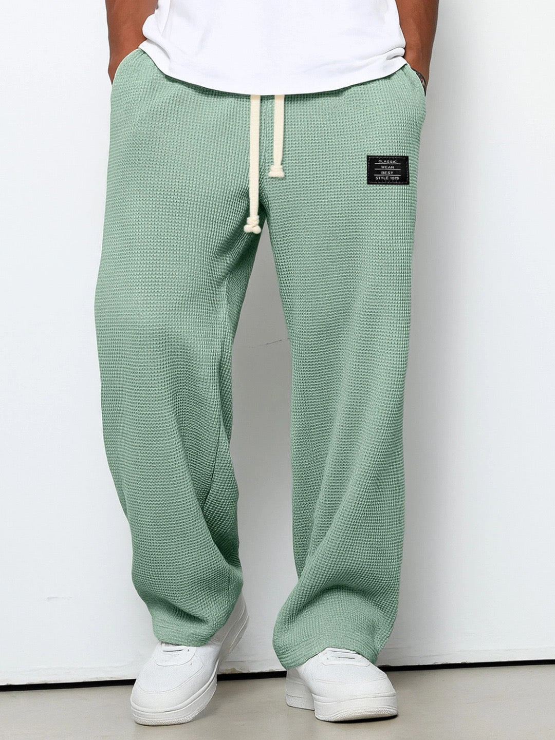 Heren Relaxed-Fit Broek - Moeiteloos Comfort - Groen