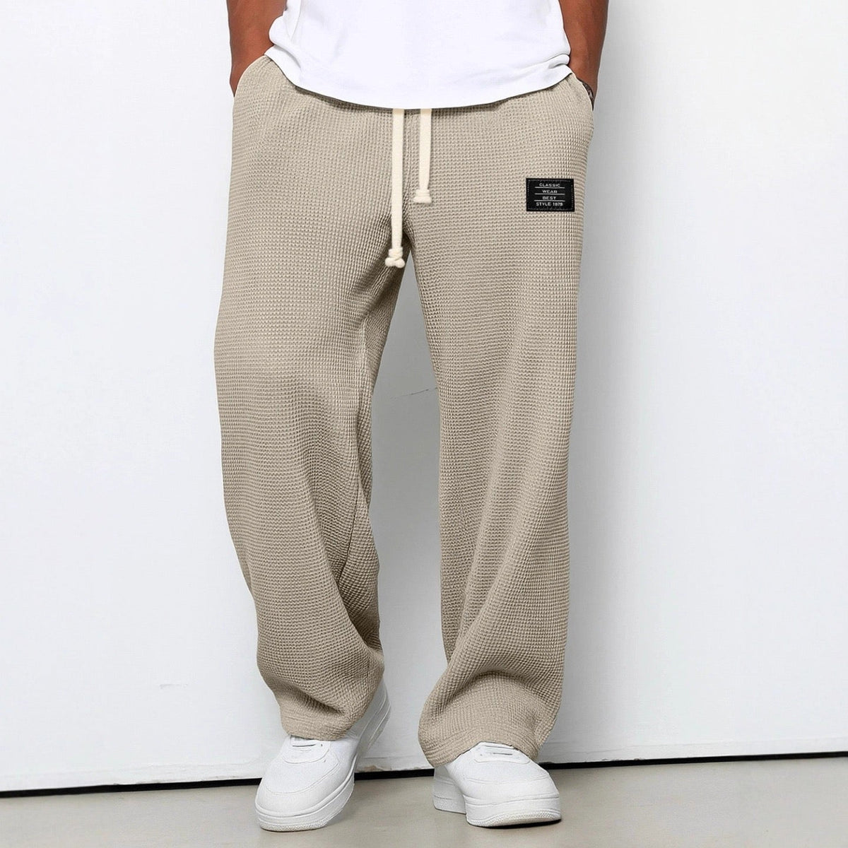 Heren Relaxed-Fit Broek - Moeiteloos Comfort - Khaki