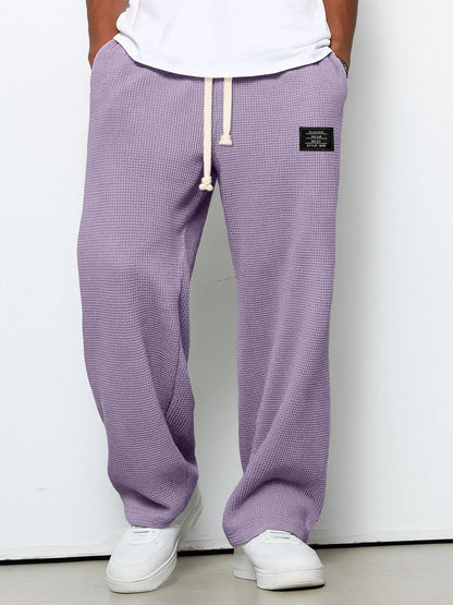 Heren Relaxed-Fit Broek - Moeiteloos Comfort - Paars
