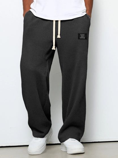Heren Relaxed-Fit Broek - Moeiteloos Comfort - Zwart