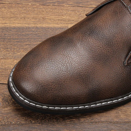 Heren Veterschoenen Chukka Boots - Klassieke Enkellaarzen